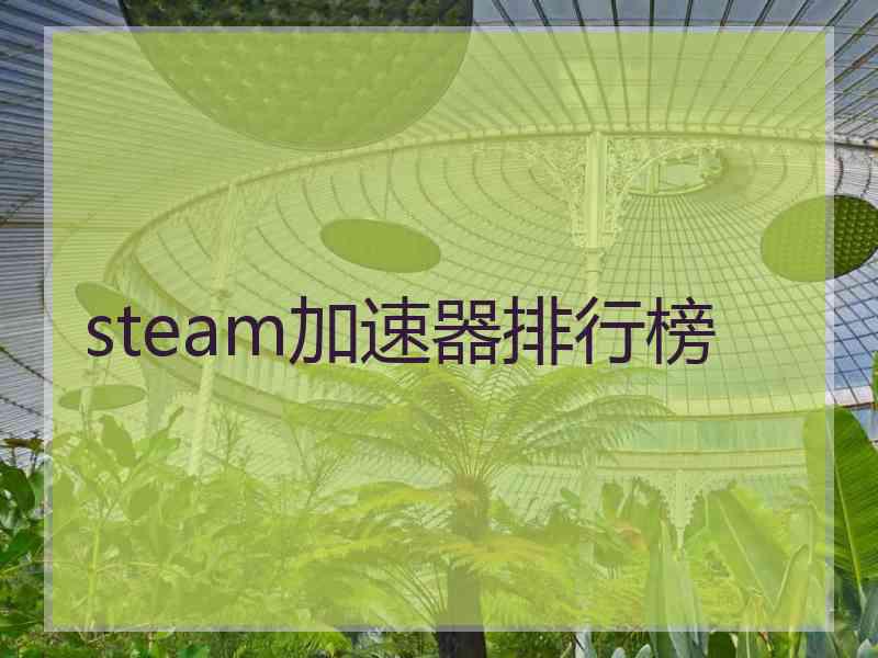steam加速器排行榜