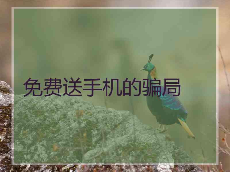 免费送手机的骗局