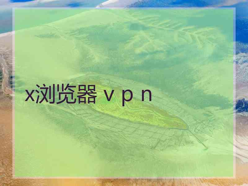 x浏览器 v p n