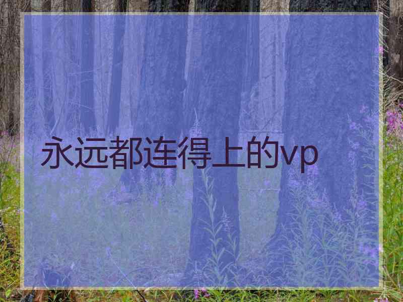 永远都连得上的vp