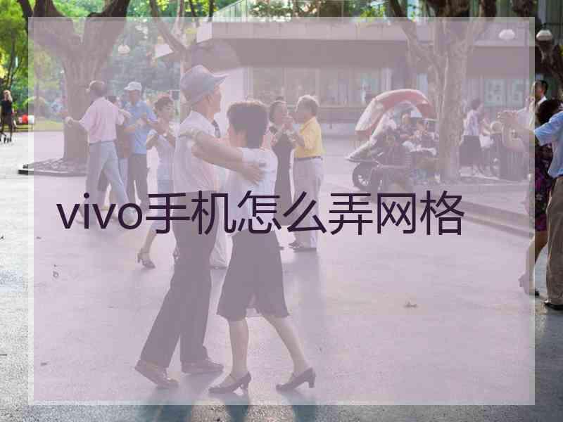 vivo手机怎么弄网格