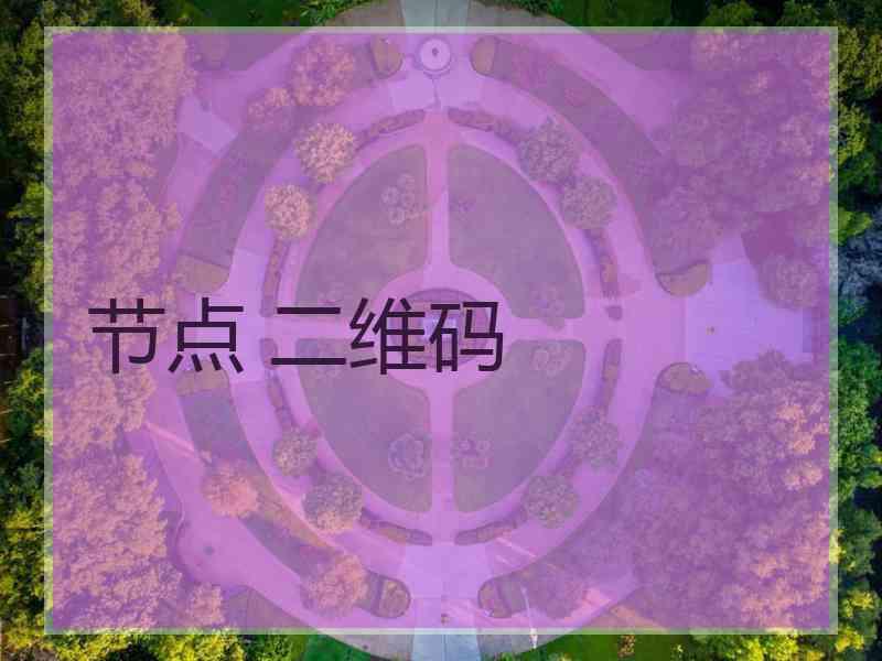 节点 二维码