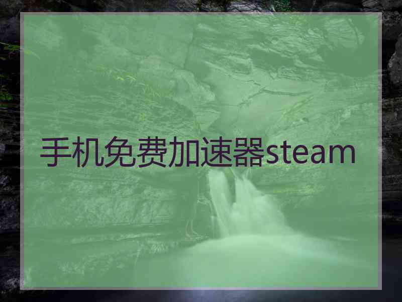 手机免费加速器steam